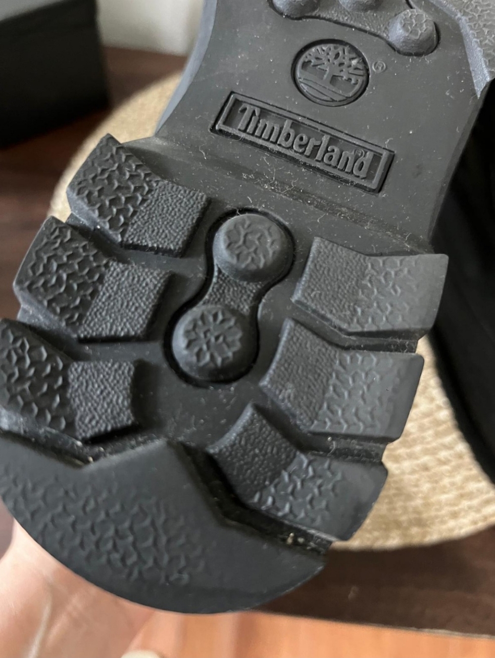 Timberland Euro Hiker Shell Toe Boots for Men – Black/Gold – Size 8.5 US. - Picture 8 of 12